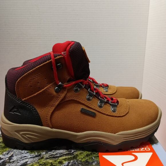 Ozark Trail Women's Waterproof Stoneclad Hiker Boots Wheat Color Size 8 Hiking - Picture 1 of 7